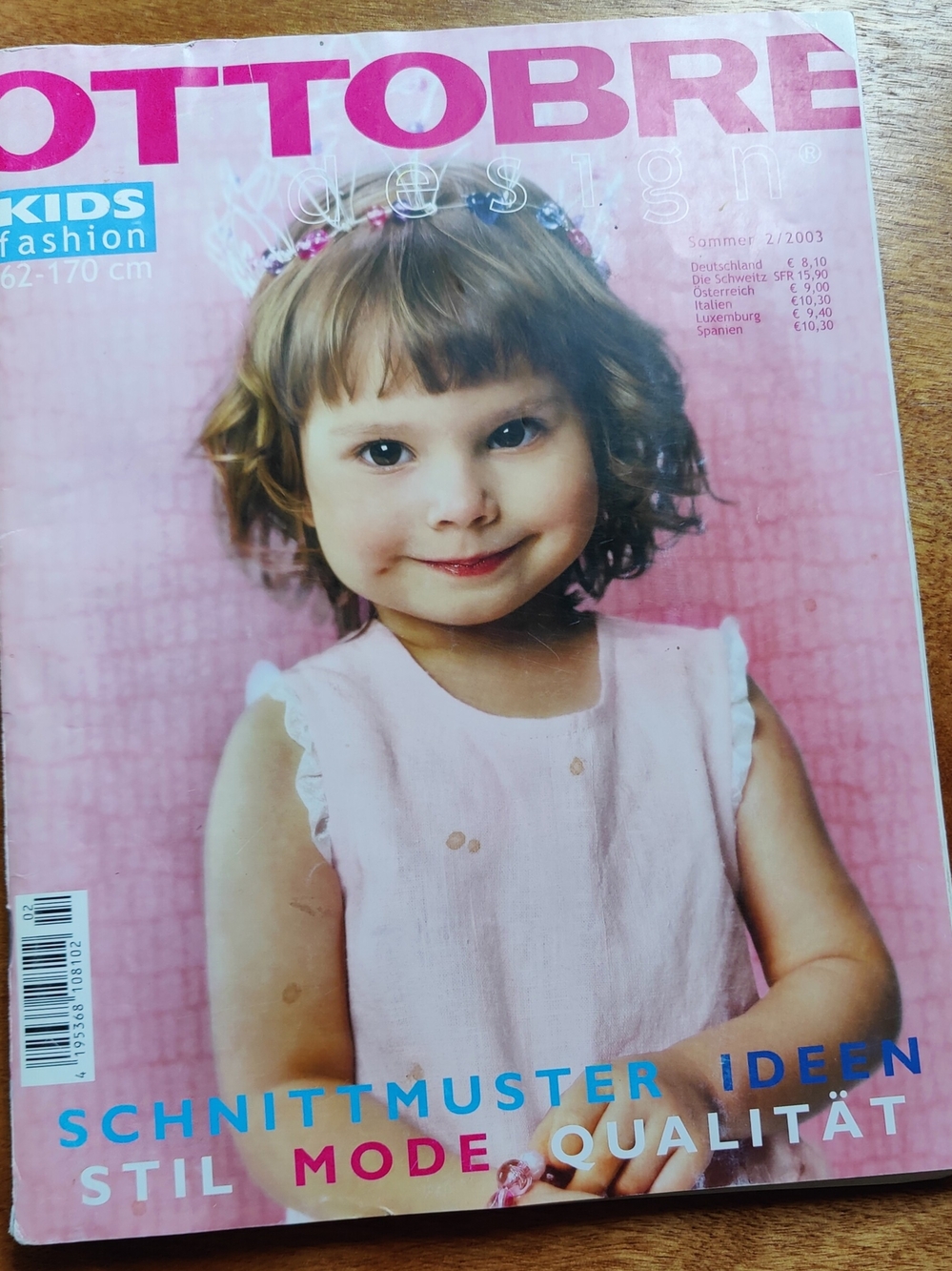 German Fashion Magazine With Patterns